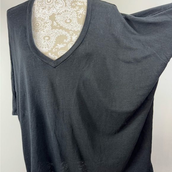 Eileen Fisher Size Small 100% Linen Stretch Knit Oversized Jersey T Shirt Top - Picture 4 of 6